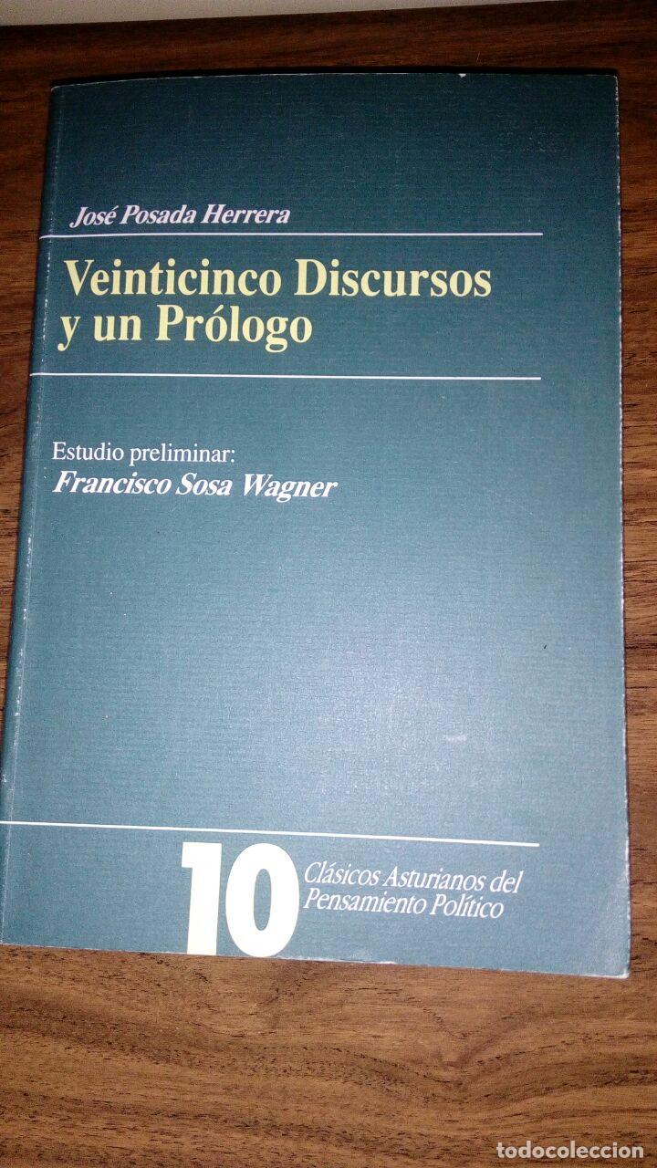 Libros: Veinticinco discursos y un pr&oacute;logo - Posada Herrera, Jos&eacute; - Foto 1