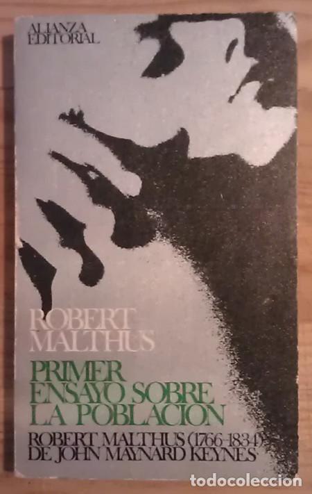Libros: Primer ensayo sobre la poblaci&oacute;n - Malthus, Thomas Robert - Foto 1