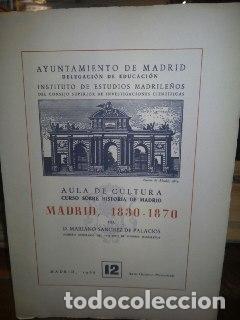 Libros: Madrid, 1830-1870 - S&aacute;nchez de Palacios, Mariano - Foto 1