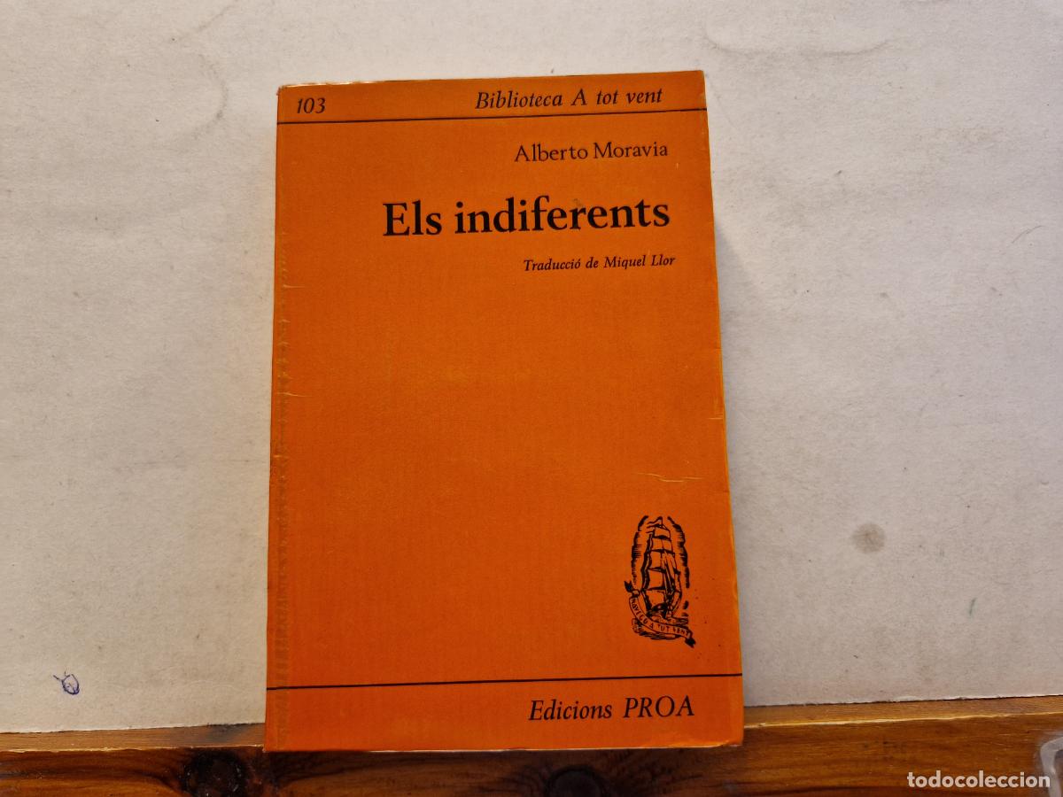 Libros: ALBERTO MORAVIA. ELS INDIFERENTS. - Foto 1