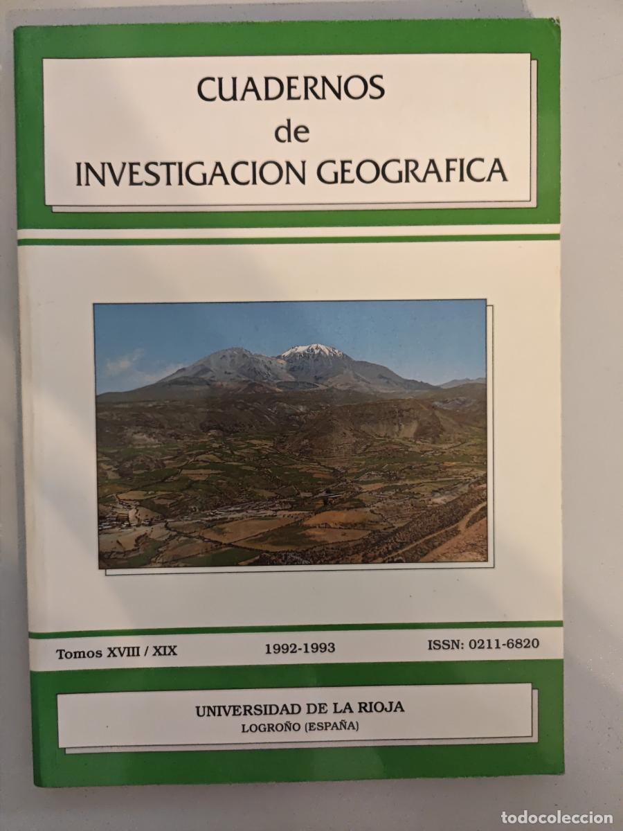 Libri di seconda mano: Cuadernos de investigaci&oacute;n geogr&aacute;fica. - Universidad de La Rioja. TDK960
