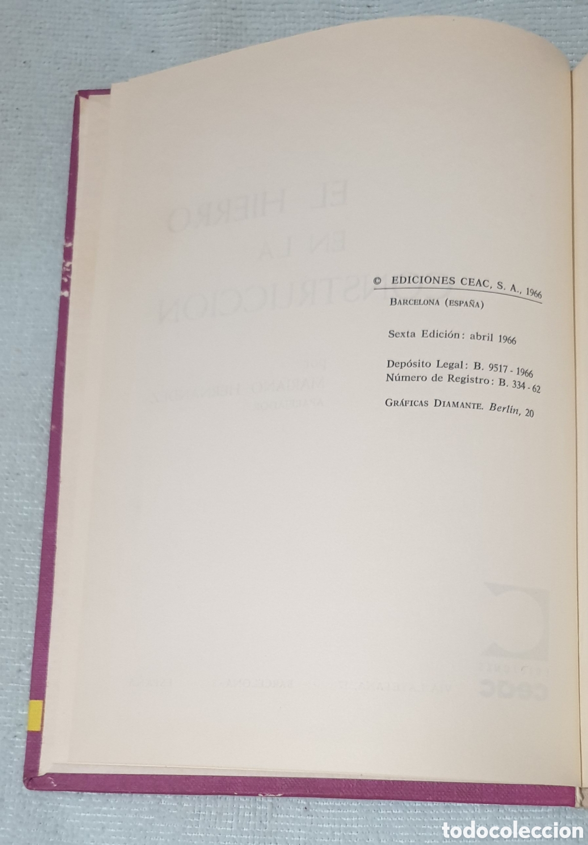 Libros: El hierro en la construcci&oacute;n .CEAC. - Foto 5