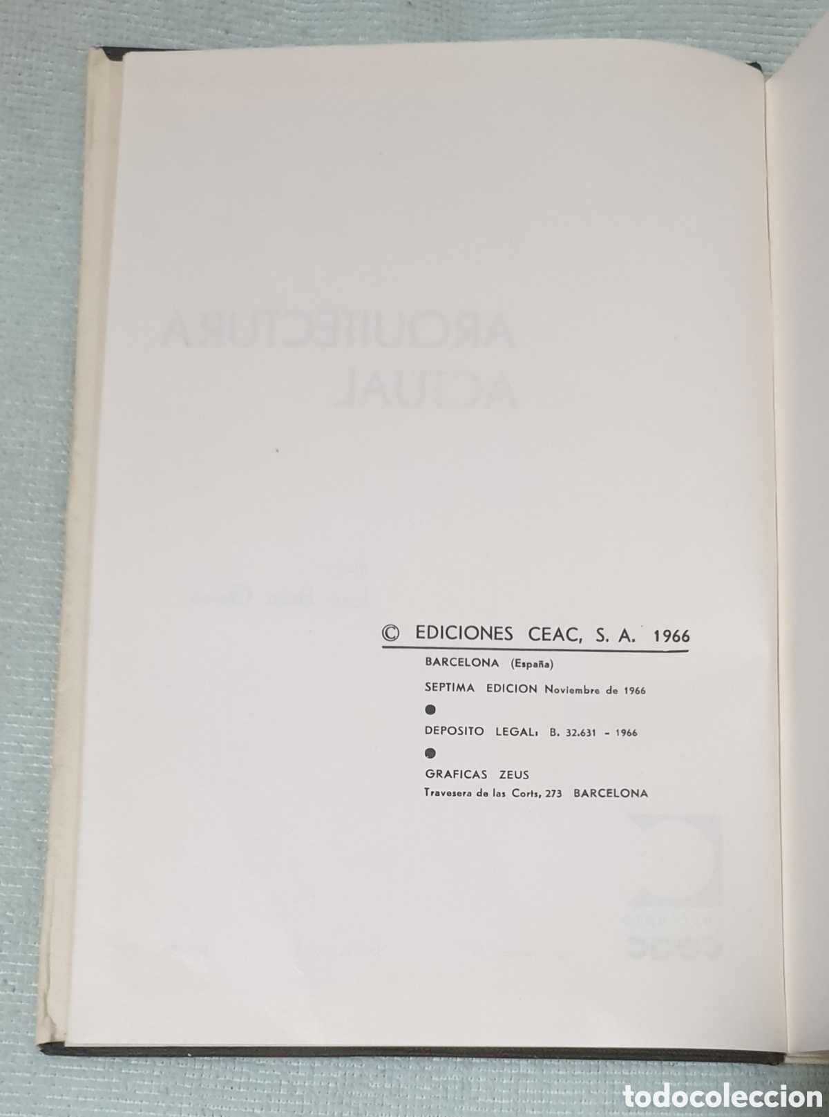 Libros: Arquitectura actual. CEAC. - Foto 8