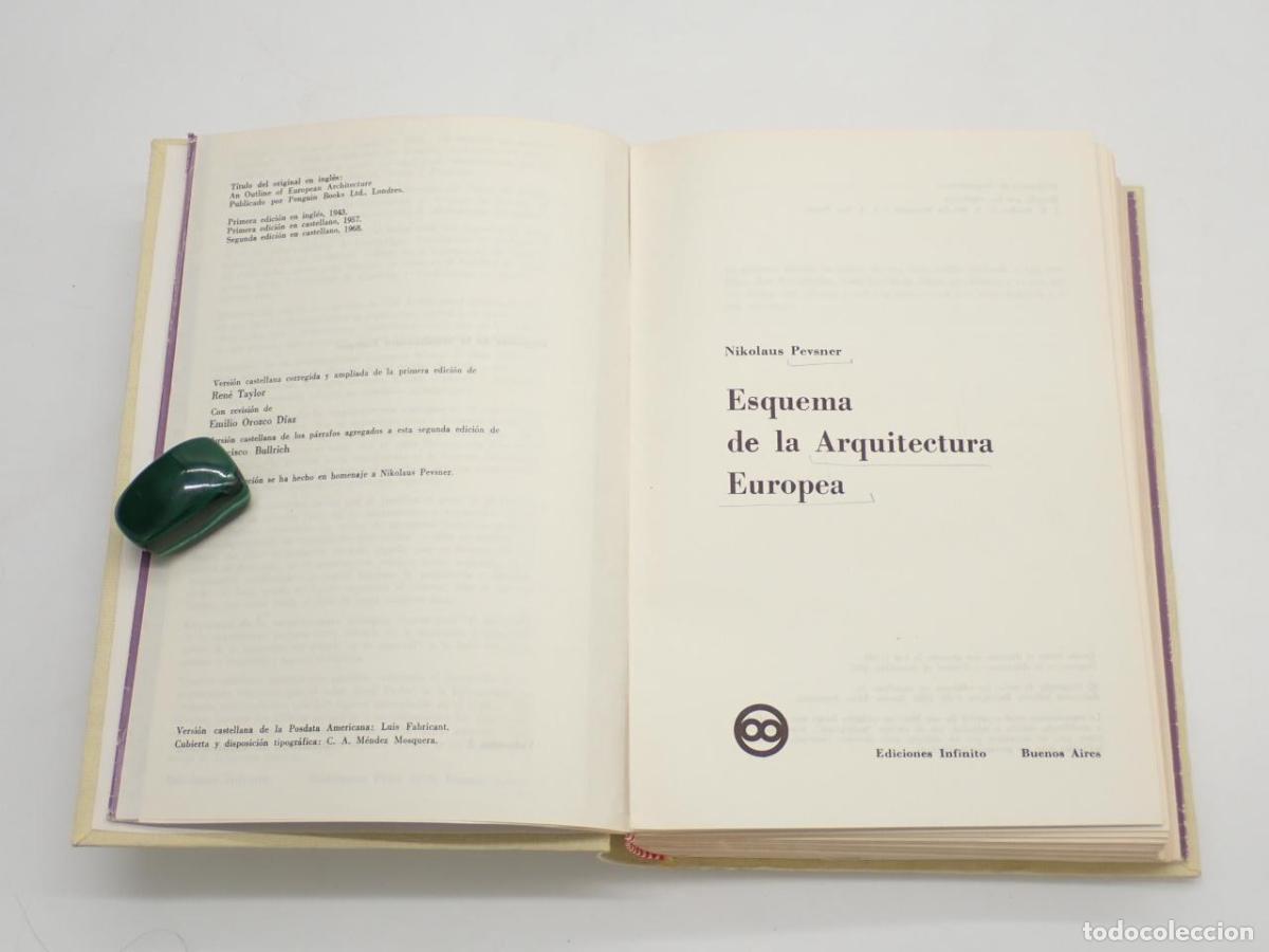 Libros: Esquema de la arquitectura europea - Nikolaus Pevsner - Foto 1