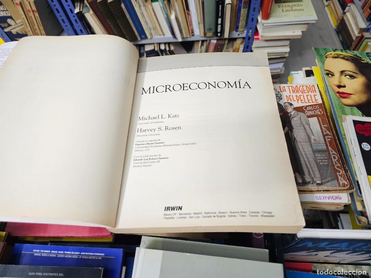 Libros: MICROECONOMIA - Michael L Katz y Harvey L Rosen - Foto 3