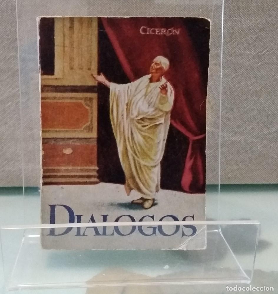 Libros: Di&aacute;logos (pulga 190, libro miniatura) - Cicer&oacute;n - Foto 1