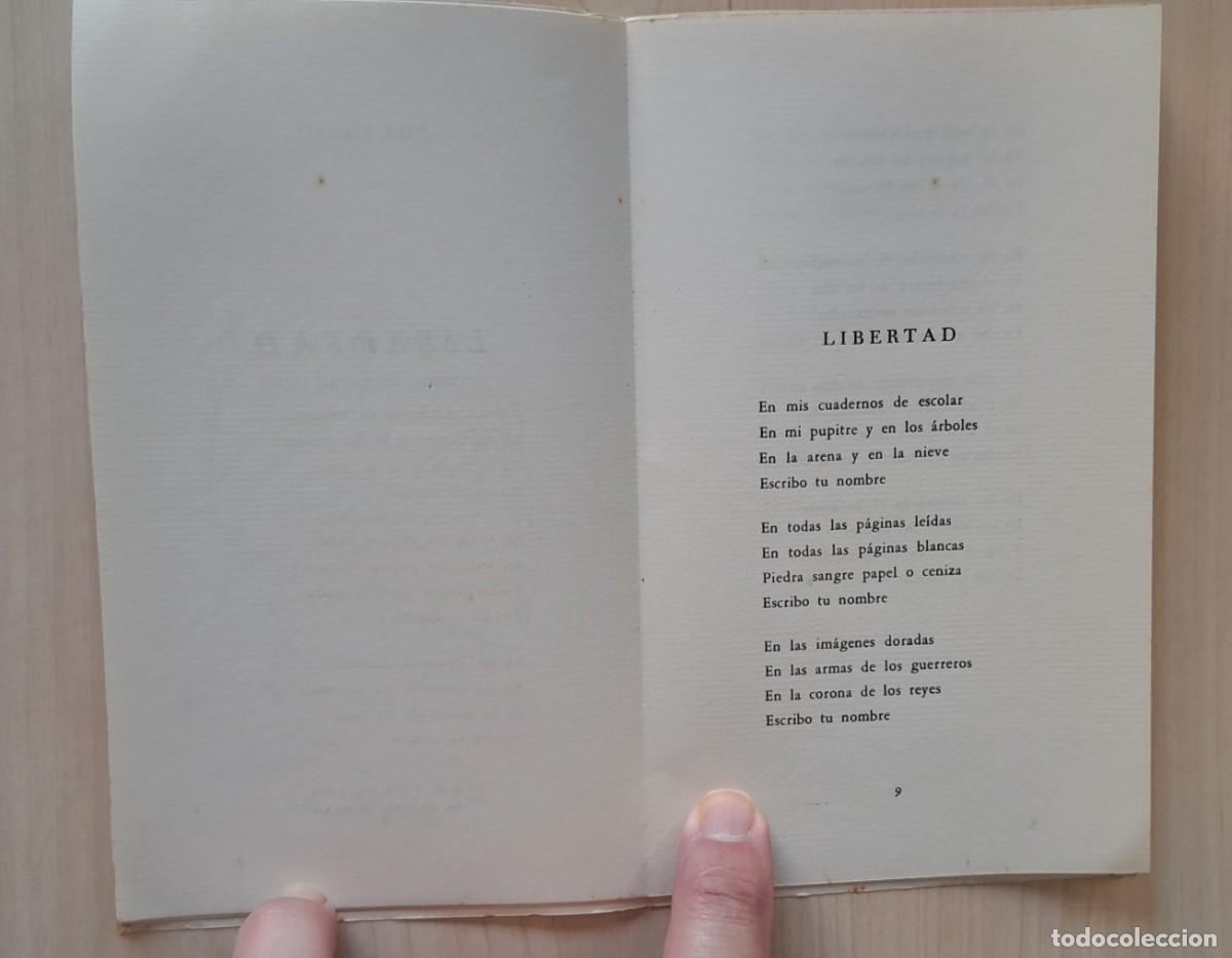 Libros: PAUL ELUARD / LIBERTAD / VERSION DE FAYAD JAMIS - Foto 3