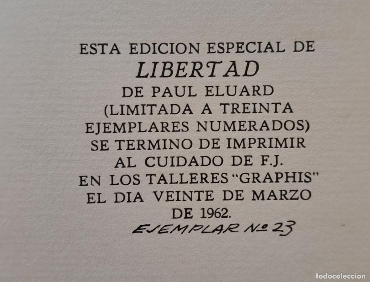 Libros: PAUL ELUARD / LIBERTAD / VERSION DE FAYAD JAMIS - Foto 5