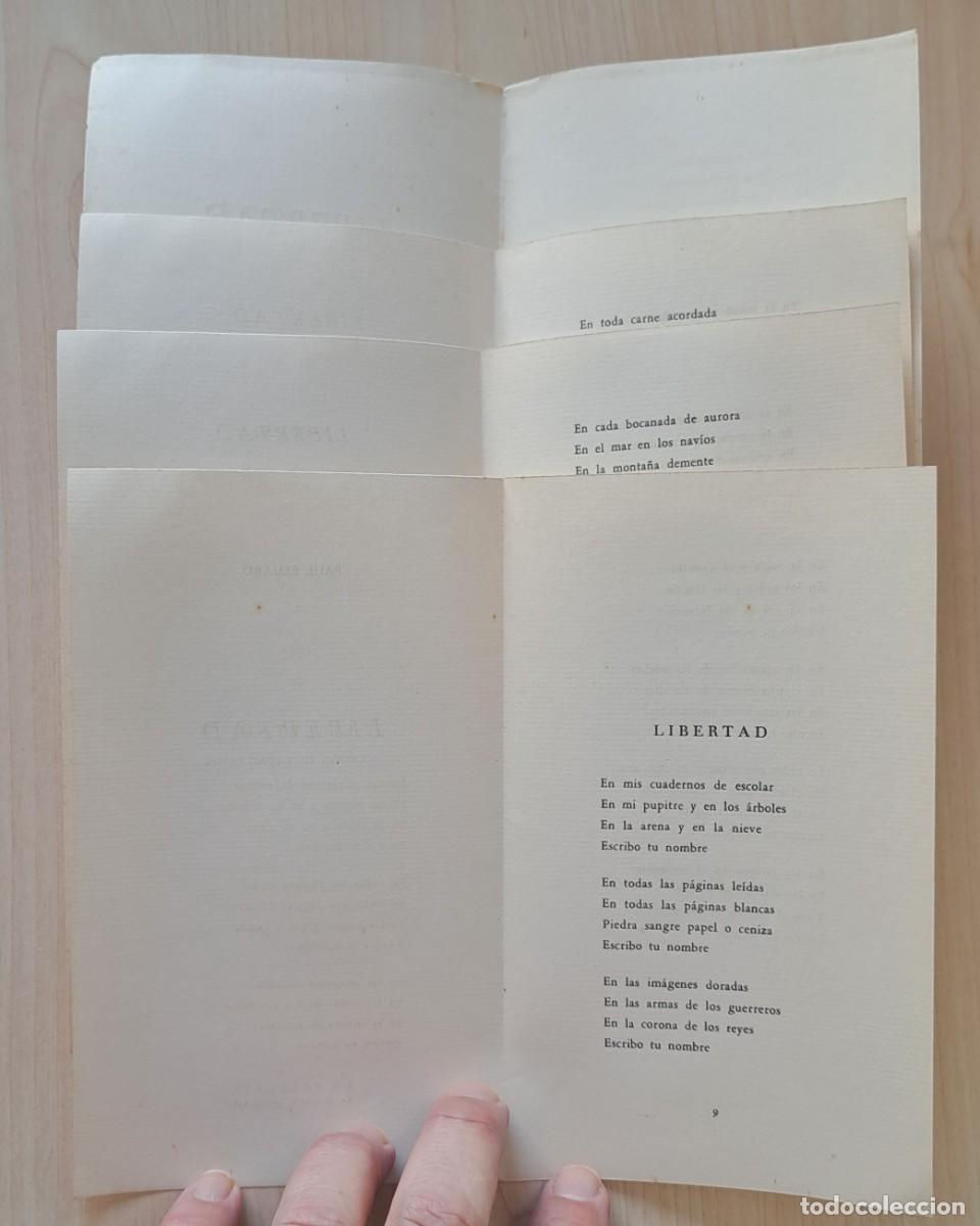 Libros: PAUL ELUARD / LIBERTAD / VERSION DE FAYAD JAMIS - Foto 7