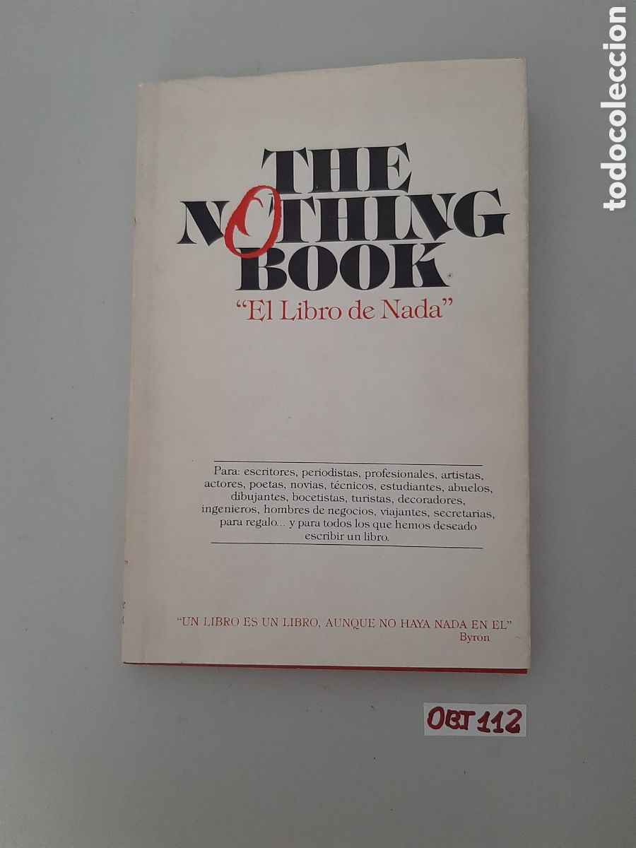Libros: Libro de The nothing book - Foto 1