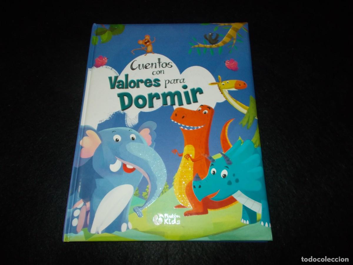 Libros: CUENTOS CON VALORES PARA DORMIR, Pluton Kids 2021. Libro Cuento - Foto 1