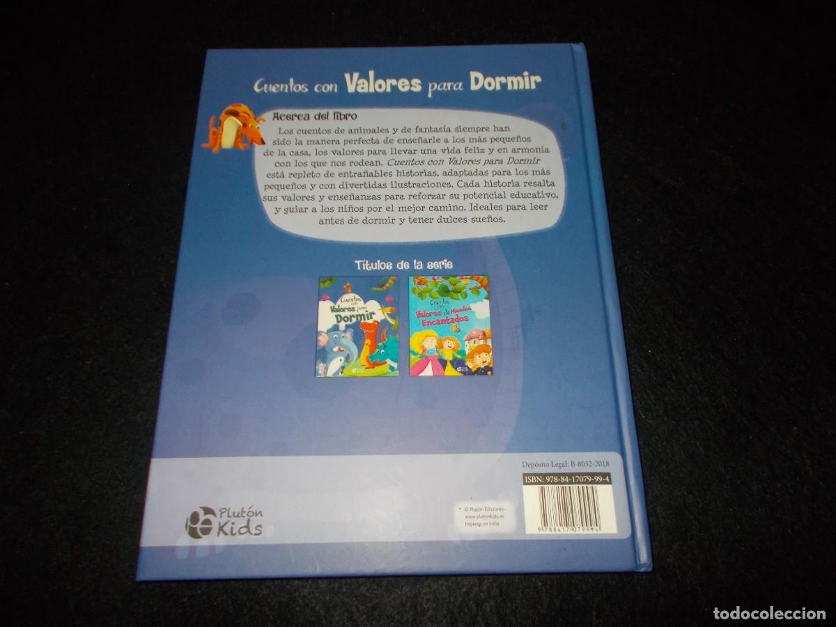 Libros: CUENTOS CON VALORES PARA DORMIR, Pluton Kids 2021. Libro Cuento - Foto 8
