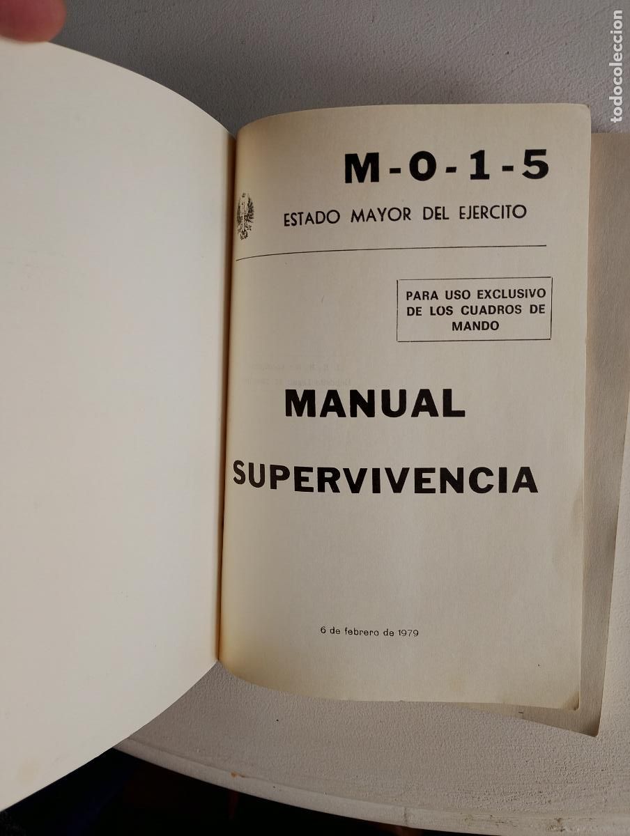 Libros: MANUAL DE SUPERVIVENCIA. ESTADO MAYOR DEL EJERCITO. 1984 - Foto 2