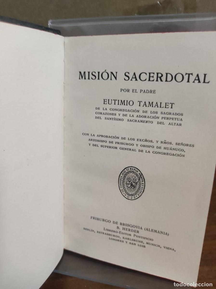 Libros: MISION SACERDOTAL EUTIMIO TAMALET - Foto 2