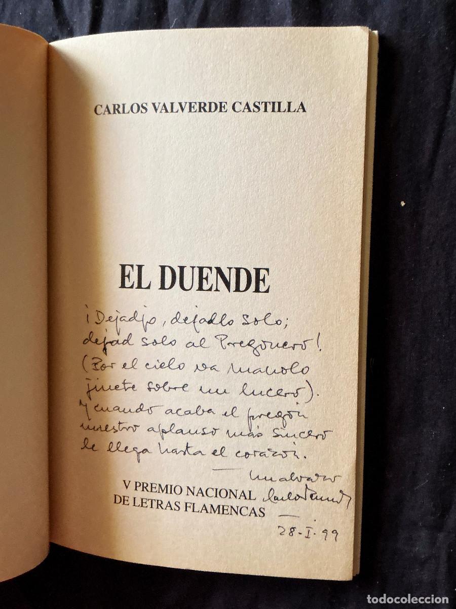 Libros: Libro El duende &ndash; Carlos Valverde Castilla. Flamenco - Foto 2