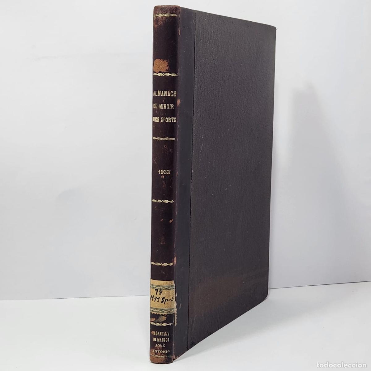 books: Almanach du miroir des sports.