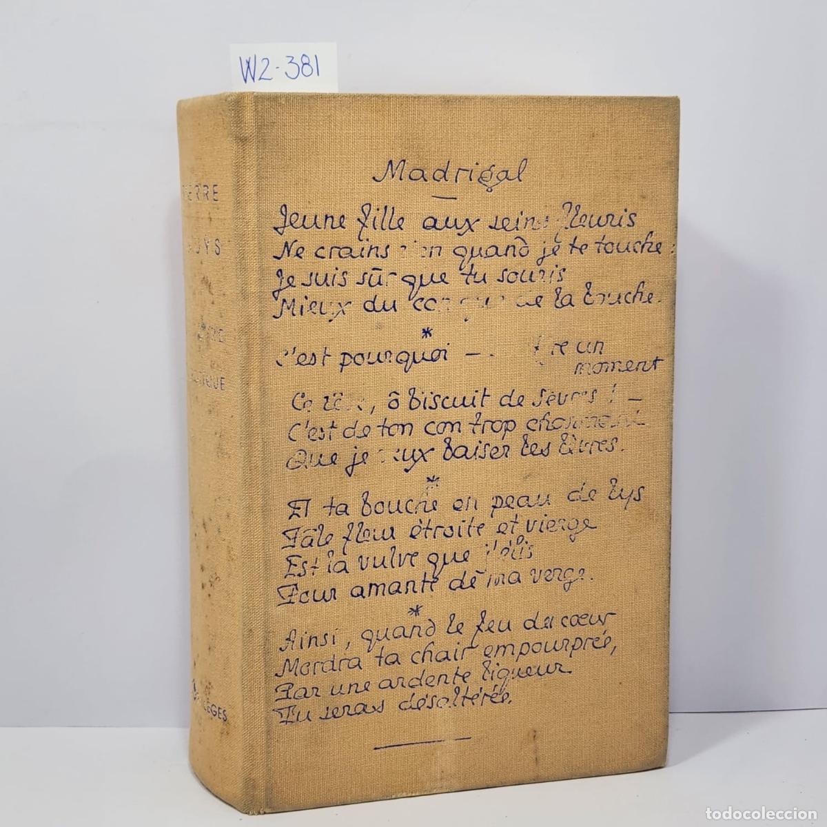 Libri di seconda mano: LOU&Yuml;S, Pierre. - L&acute;Oeuvre &Eacute;rotique.
