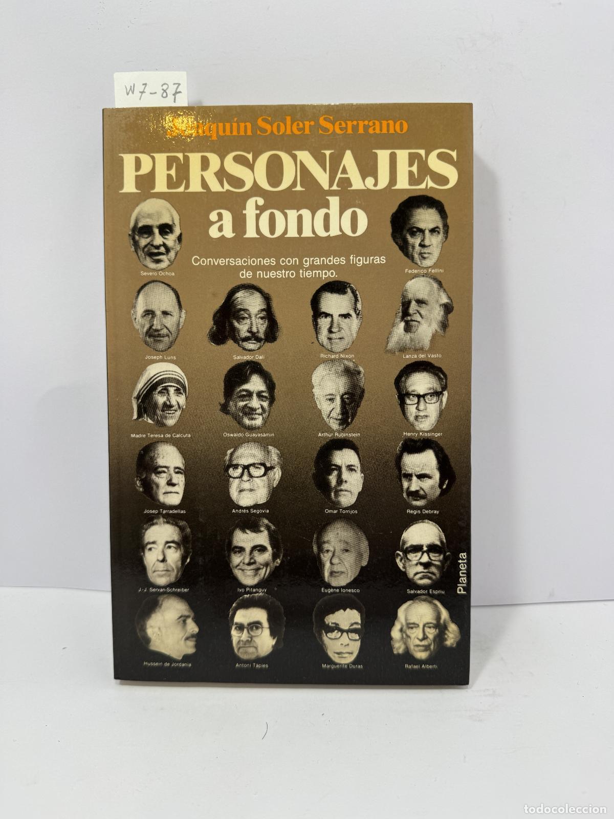 Livros em segunda m&atilde;o: SOLER SERRANO, Joaqu&iacute;n. - Personajes a fondo.