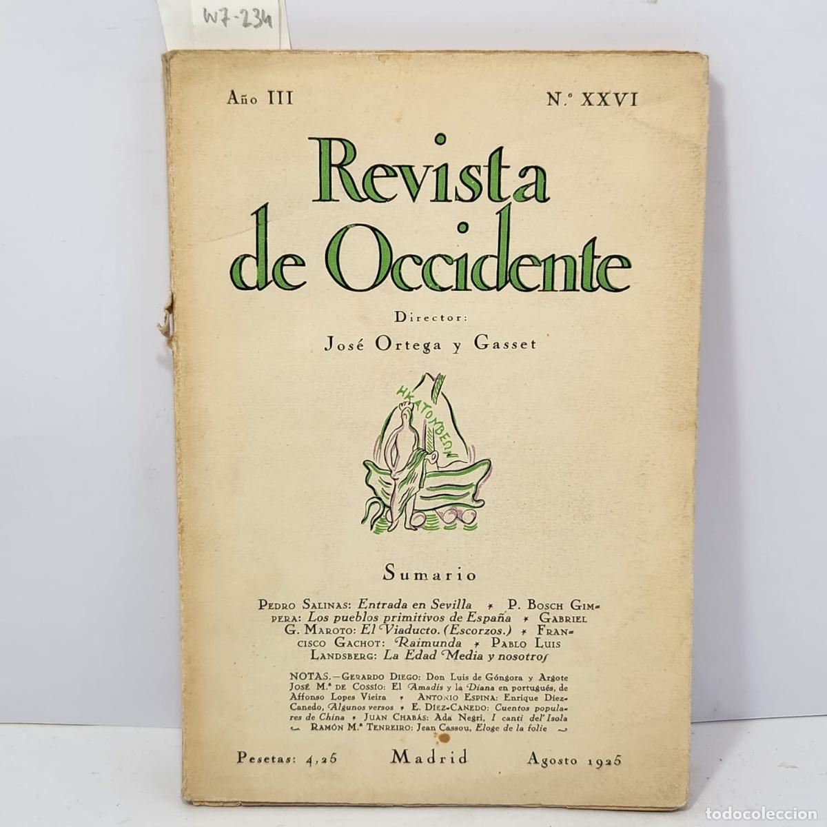 books: V.V. A.A: - Revista de Occidente. A&ntilde;o III, N&ordm; XXVI.