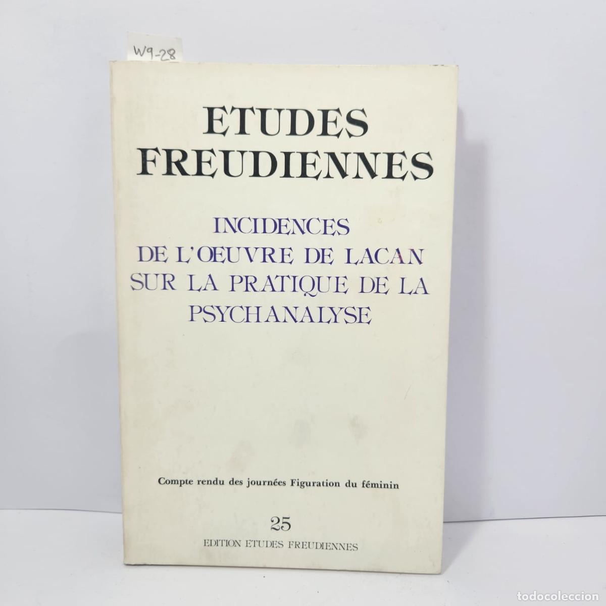 books: V.V. A.A. - Revista Etudes Freudiennes. N&ordm; 25: Incidences de l'oeuvre de Lacan sur la pratique de la