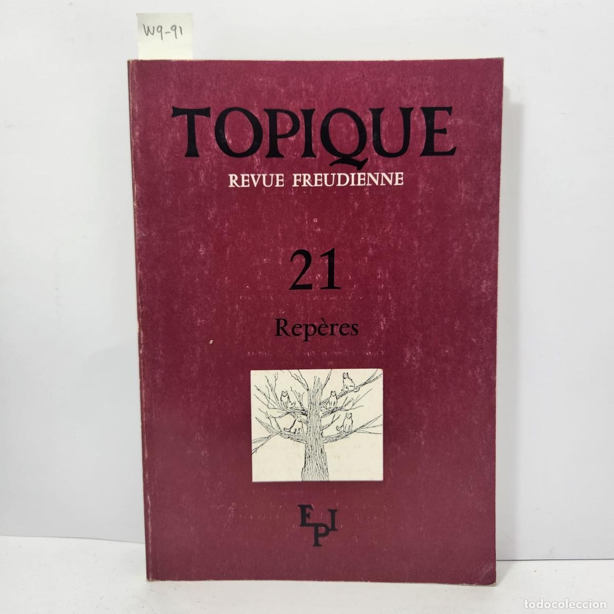 Libros: V.V. A.A. - Topique (revue freudienne). N&ordm; 21, Rep&egrave;res. - Foto 1