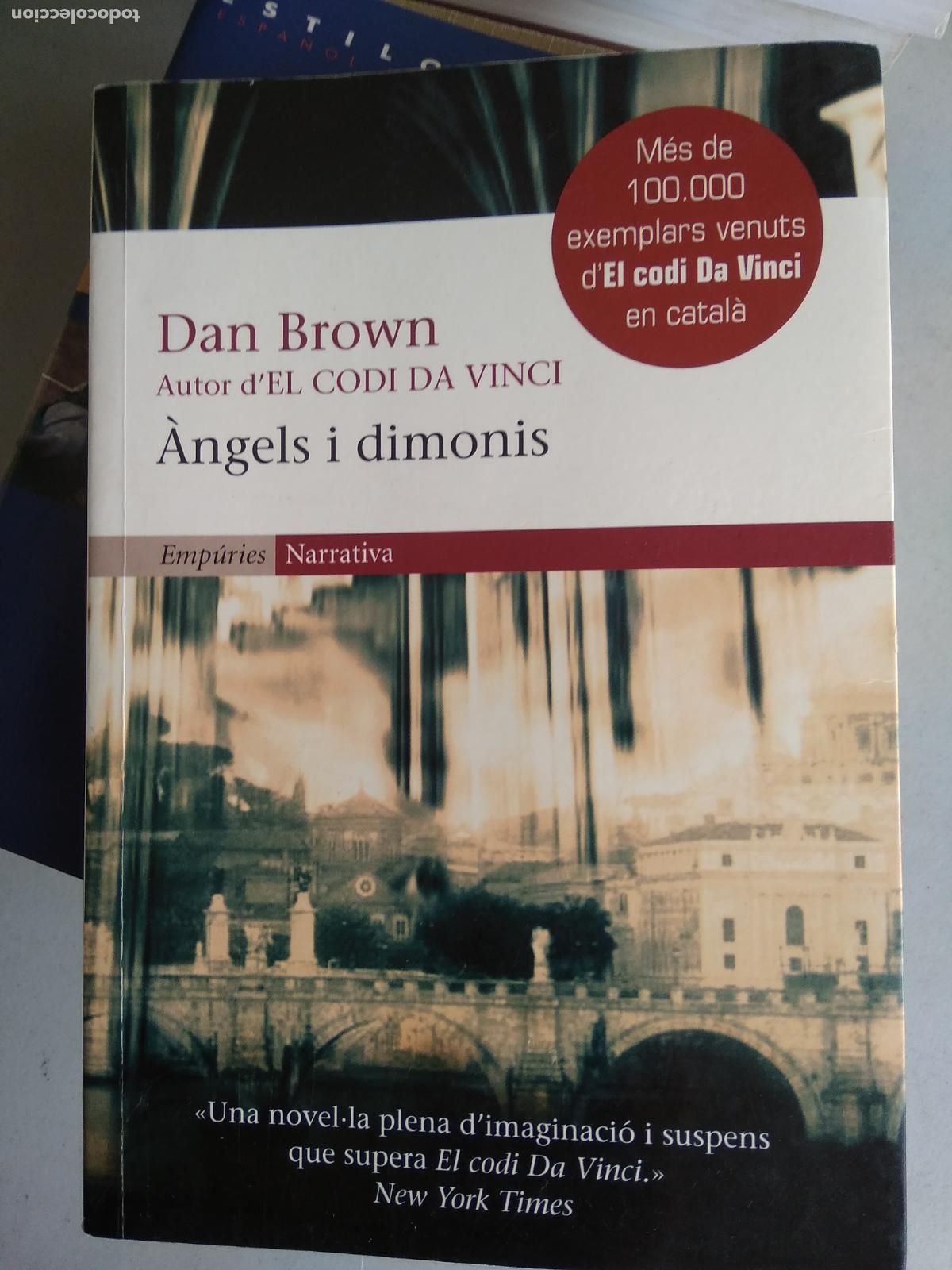 Libros: &Agrave;ngels y dimonis. Dan Brown L.33137 Catal&aacute;n - Foto 1