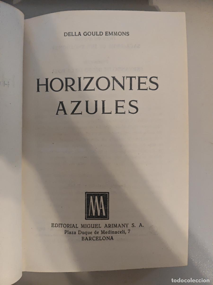 Libros: Horizontes azules. - GOULD EMMONS, Della. TDK828 - Foto 1
