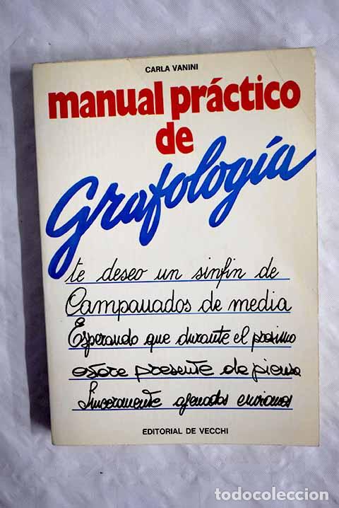 Libros: Manual pr&aacute;ctico de grafolog&iacute;a.- Vanini, Carla - Foto 1