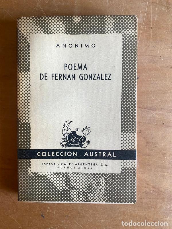 Libros: Poema de Fernan Gonzalez - Anonimo - Foto 1