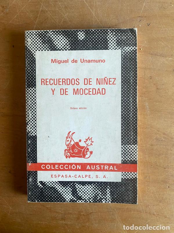 Libros: Recuerdos de ni&ntilde;ez y de mocedad - De Unamuno, Miguel - Foto 1