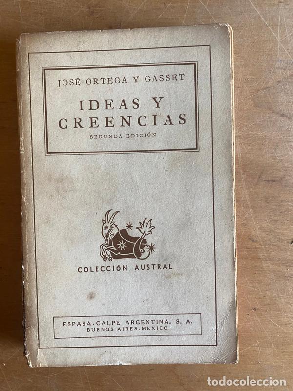 Libros: Ideas y creencias - Ortega, Jose; Gasset - Foto 1