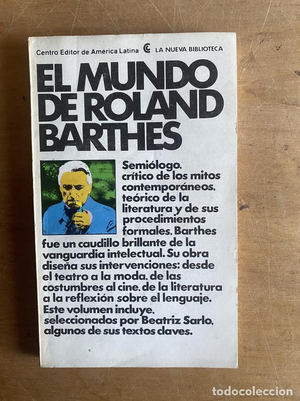 books: El mundo de Roland Barthes - a
