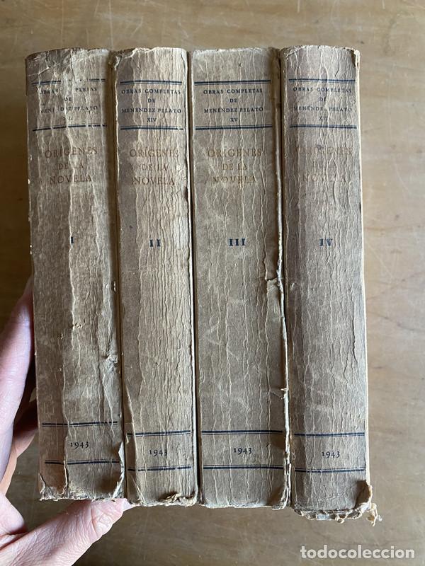 Libros: Origenes de la novela - Menendez Pelayo - Foto 1