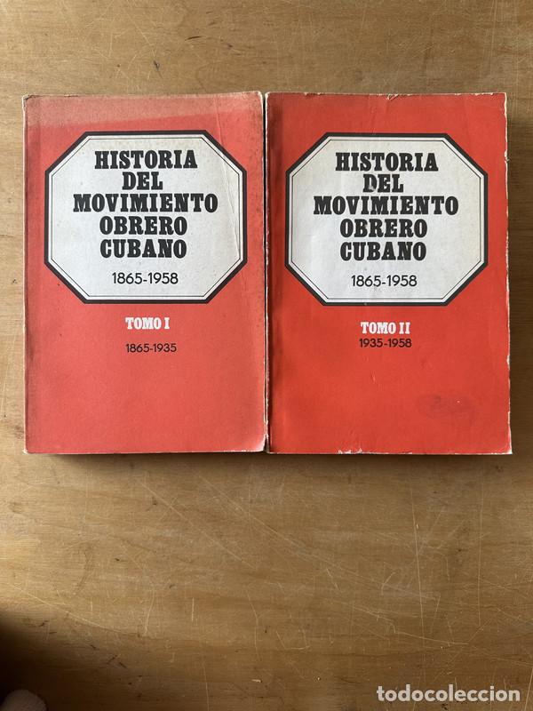 Livres: Historia del movimiento obrero cubano (2 tomos) - Instituto de Historia del Movimiento Comunista