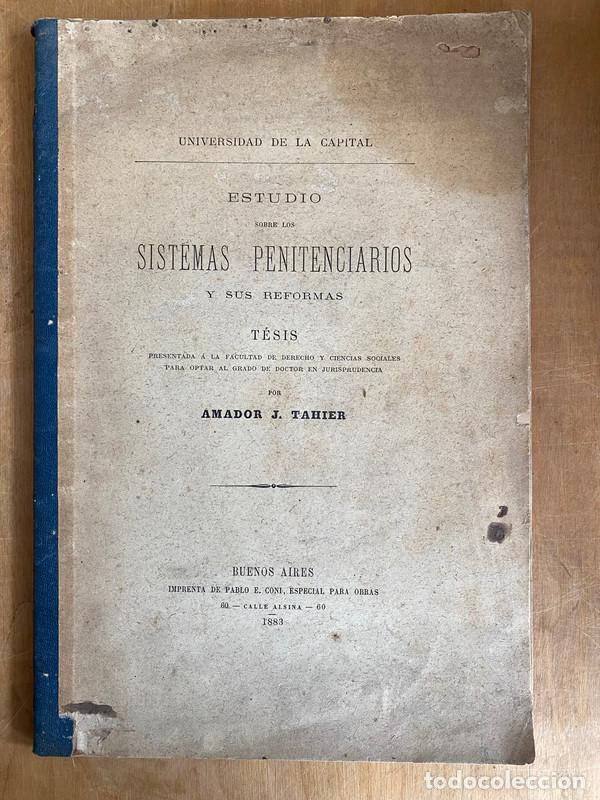 Livros em segunda m&atilde;o: Estudio sobre los sistemas penitenciarios y sus reformas - Tahier Amador
