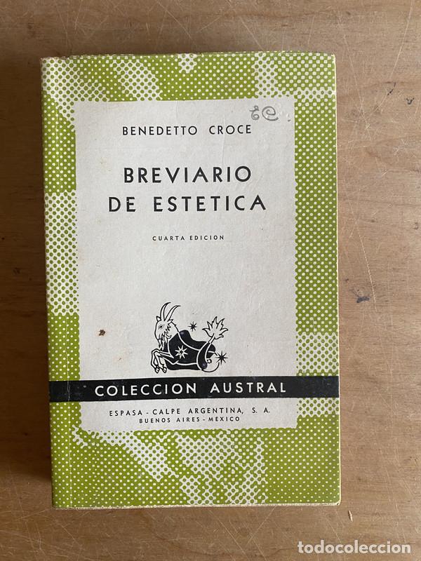 Libros: Breviario de est&eacute;tica - Croce Benedetto - Foto 1