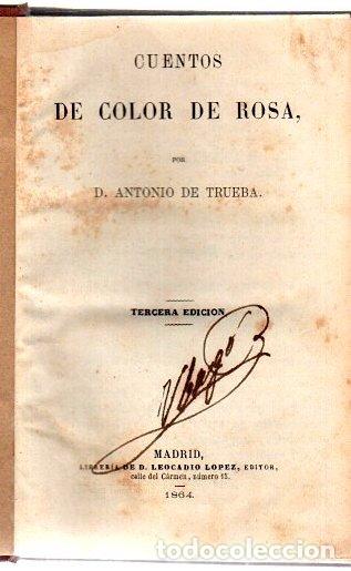 Libros: Cuentos de color de rosa - Trueba, Antonio de - Foto 1