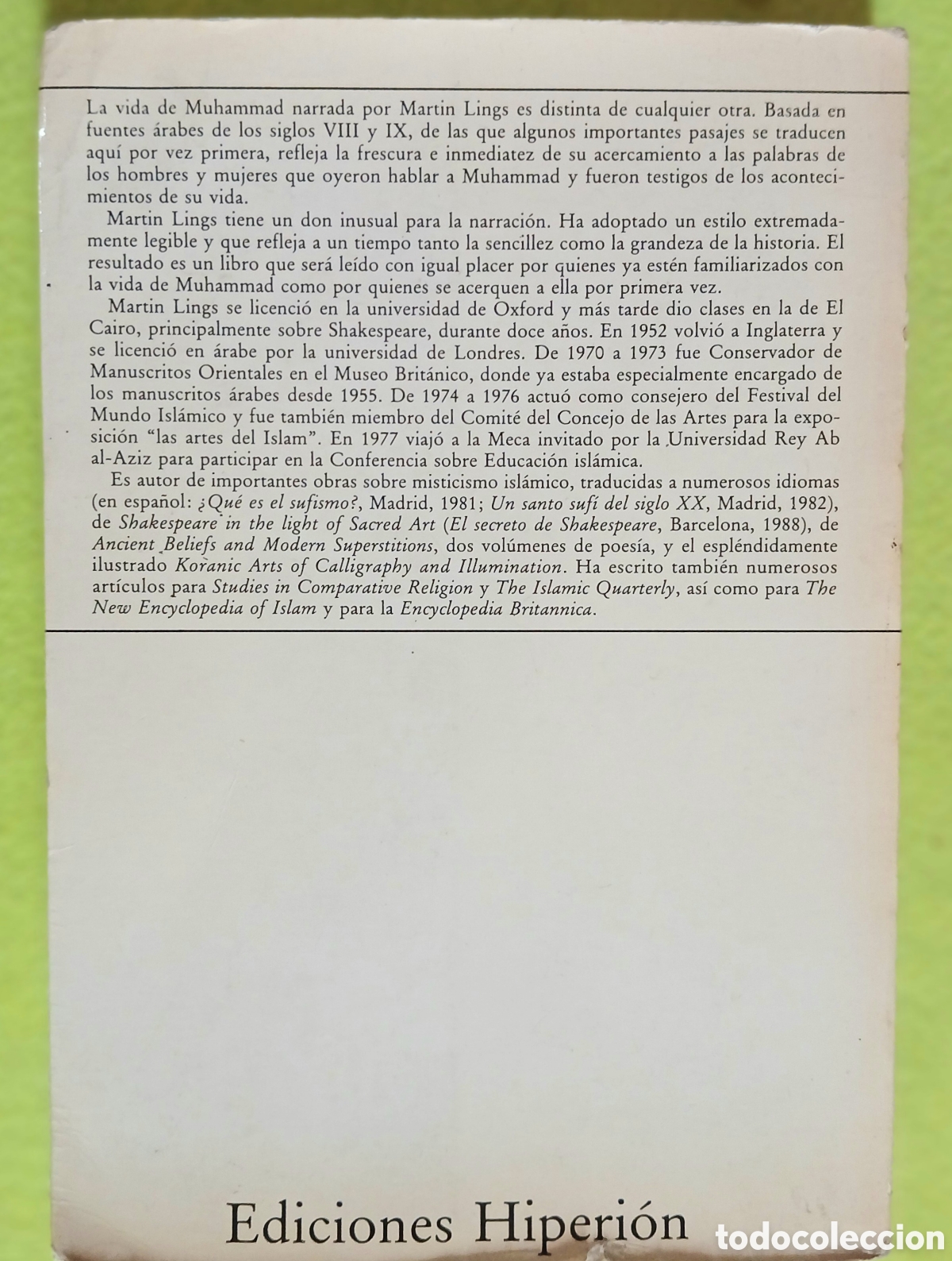 Libros: Muhammad, Mart&iacute;n Lings - Foto 2