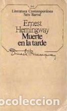 Libros: MUERTE EN LA TARDE - Hemingway,Ernest - Foto 1