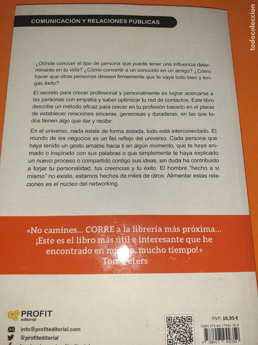 Libros: NUNCA COMAS SOLO � AUTOAYUDA - K. FERRAZZI y TAHL RAZ - Foto 2
