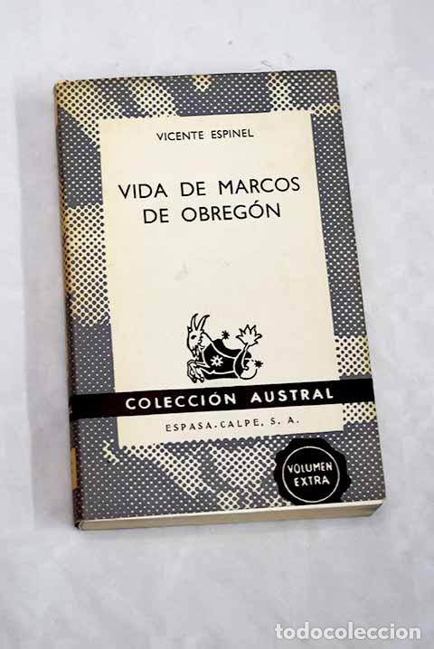 Libros: Vida de Marcos de Obreg&oacute;n.- Espinel, Vicente - Foto 1