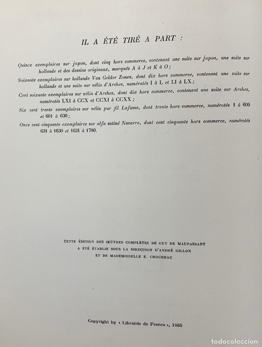 Libros: Oeuvres compl&eacute;tes illustr&eacute;es de Guy de Maupassant - Maupassant, Guy de - Foto 3