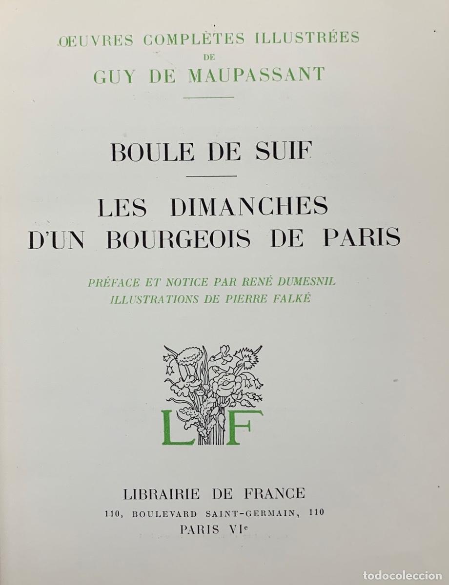Libros: Oeuvres compl&eacute;tes illustr&eacute;es de Guy de Maupassant - Maupassant, Guy de - Foto 2