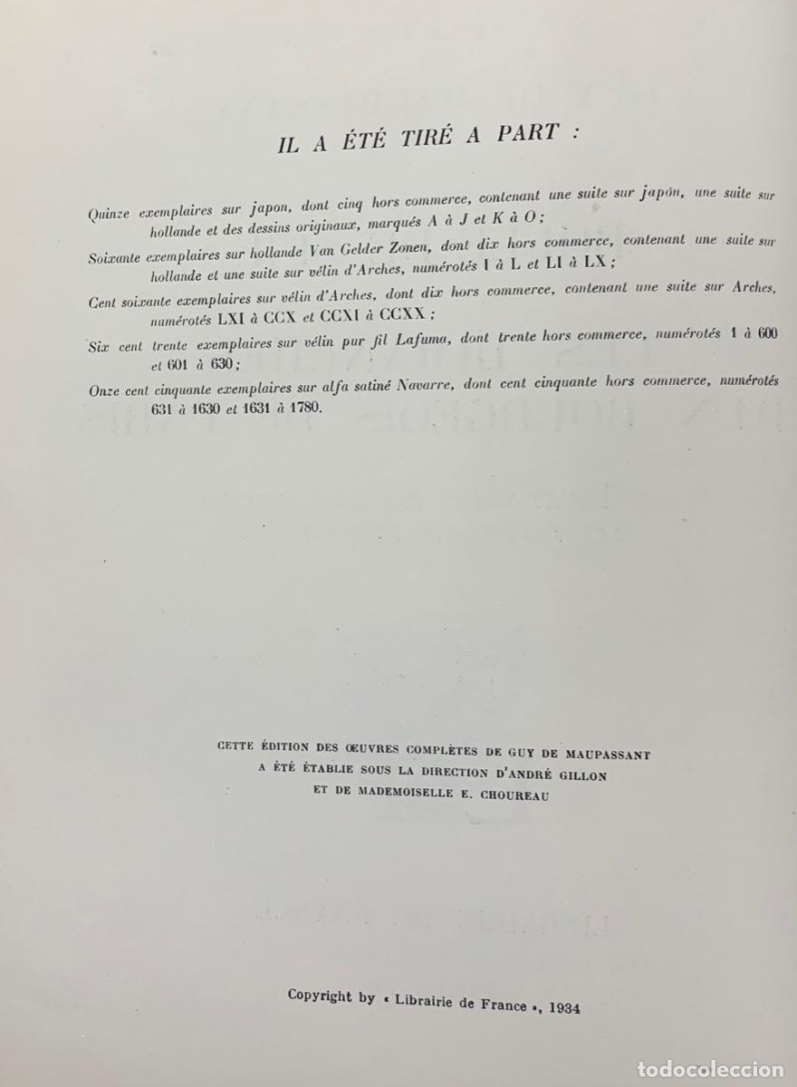 Libros: Oeuvres compl&eacute;tes illustr&eacute;es de Guy de Maupassant - Maupassant, Guy de - Foto 3