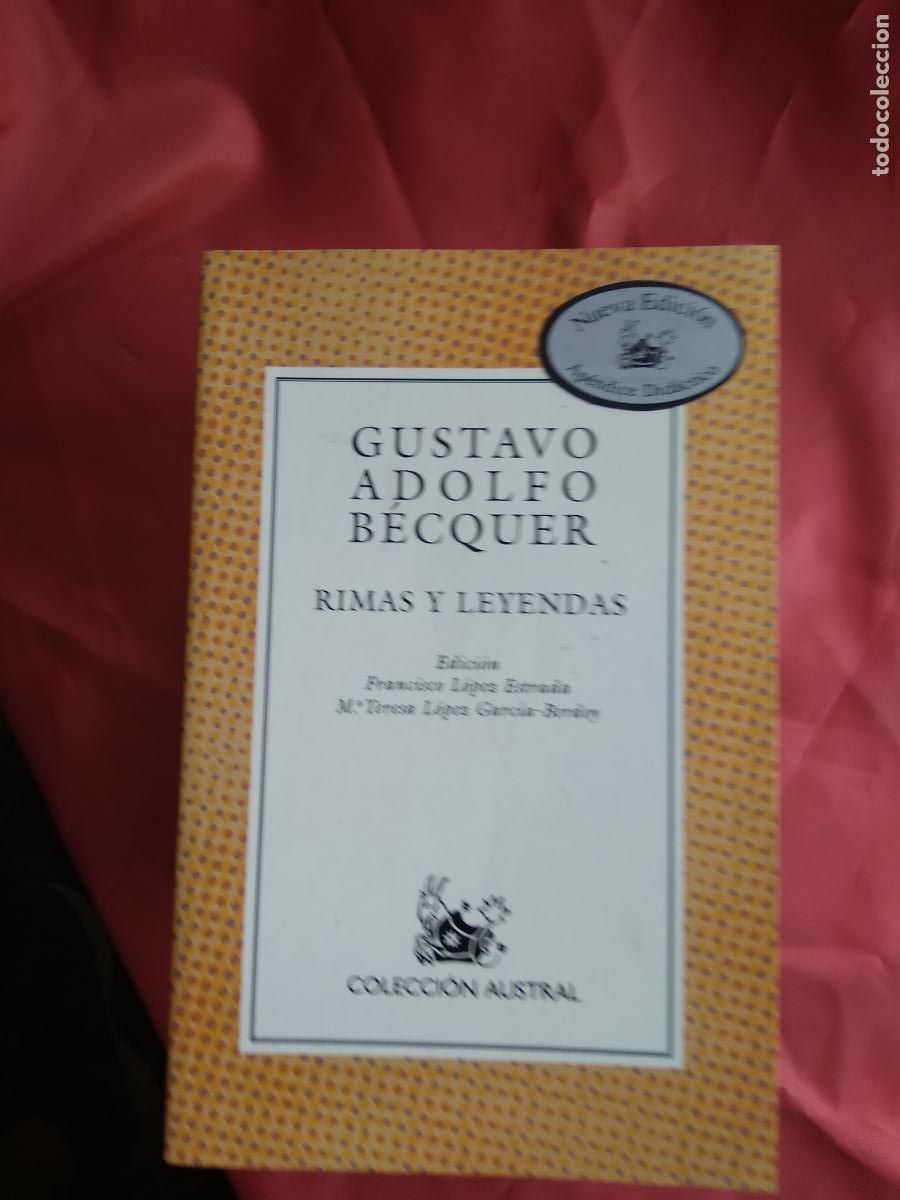 Libros: Rimas y leyendas Gustavo Adolfo B&eacute;quer L.33230 - Foto 1