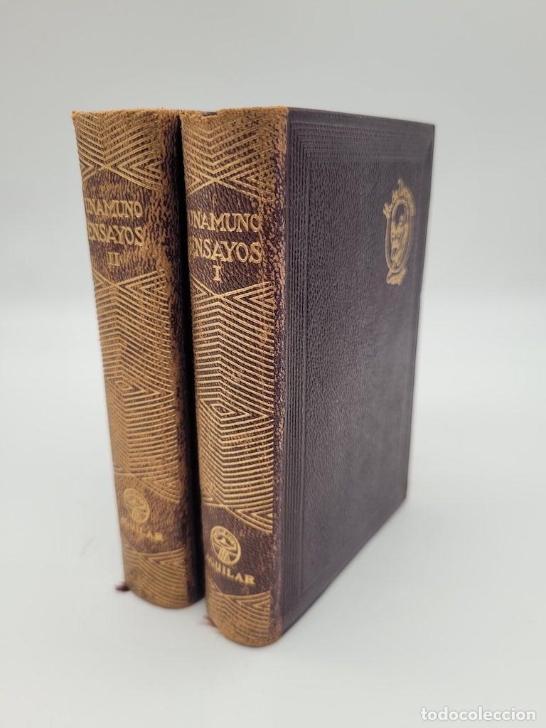 Libros: UNAMUNO, Miguel de. - Ensayos. Dos tomos. - Foto 1