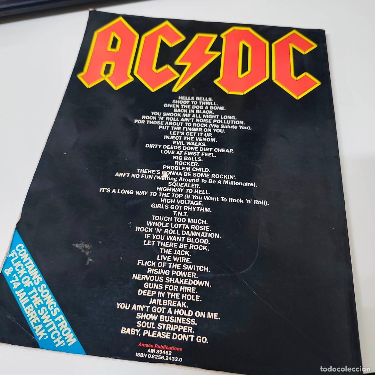 Libros: AC/DC ANTHOLOGY. AMSCO 1985 - Foto 2