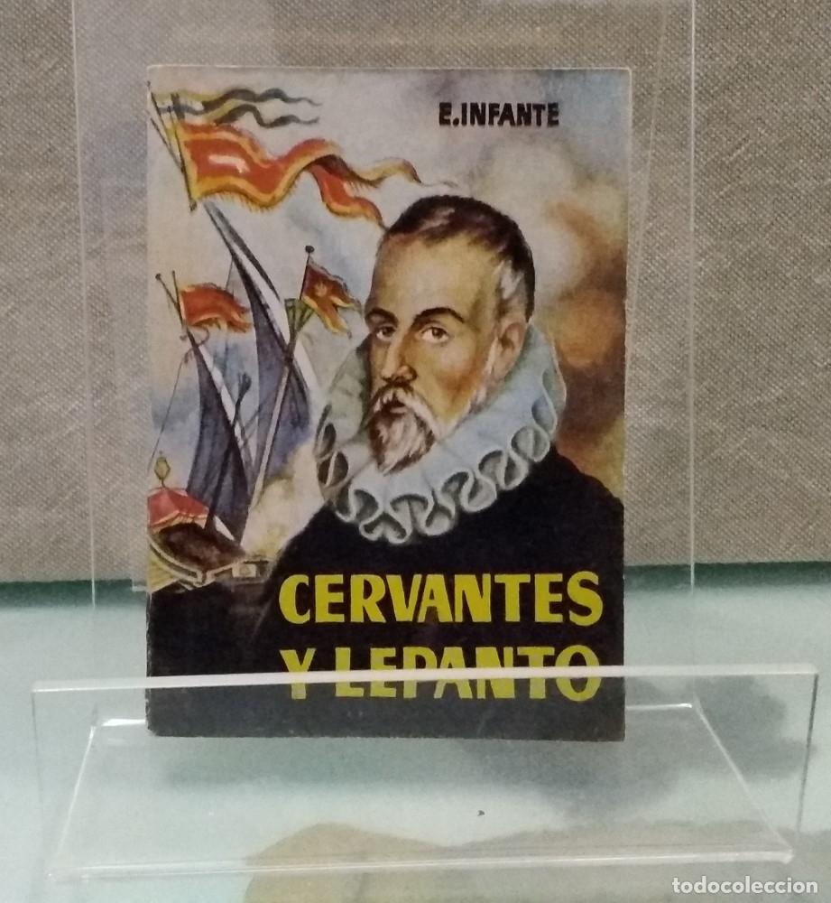 Libros: Cervantes y Lepanto (pulga 145, libro miniatura) - E. Infante - Foto 1