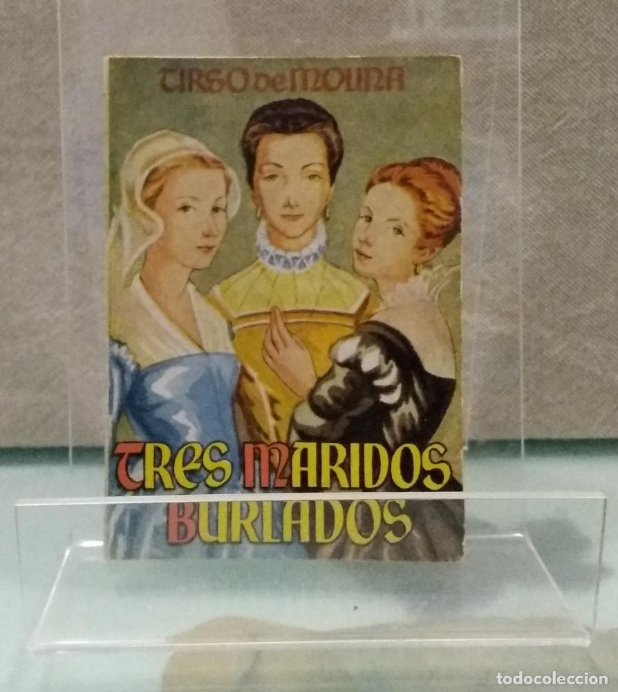 Libri di seconda mano: Tres maridos burlados (pulga 6, libro miniatura) - Tirso de Molina