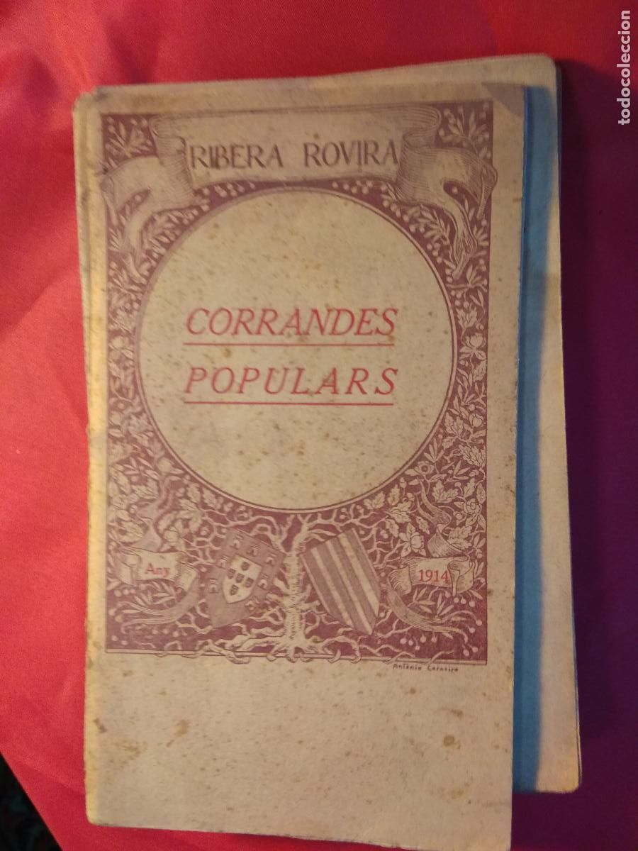 Libros: Corrandes populars. Ribera Rovira L.22975-815 - Foto 1